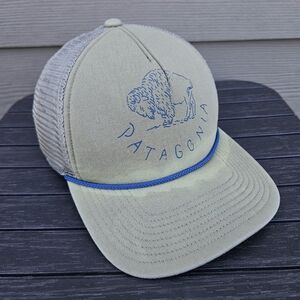 Ash Tan Patagonia Da Buffalo Master Chief Hat Spring 2014 Trucker Snapback Cap